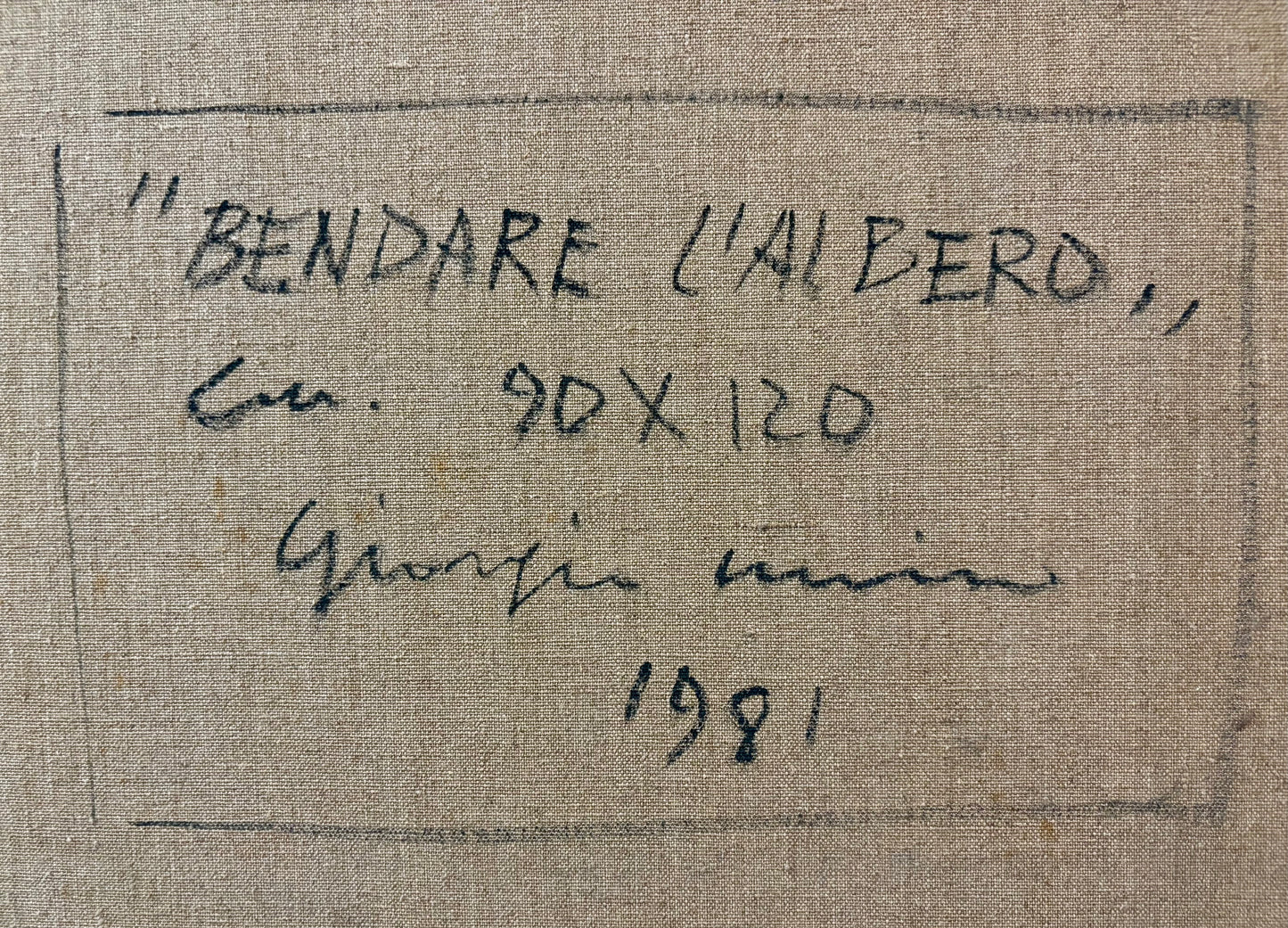 “Bendare l’albero”