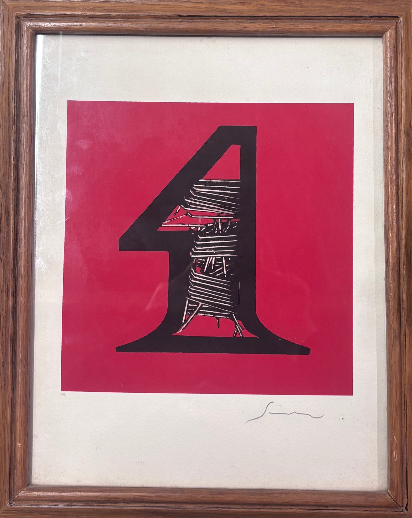 1 – Emilio Scanavino, litoserigrafia 1975 | Galleria Temide Savona