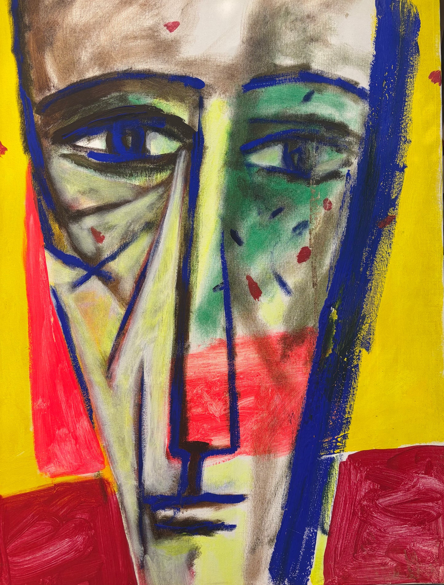 Senza Titolo – Gianni Celano Giannici, acrilico su tela | Galleria Temide Savona