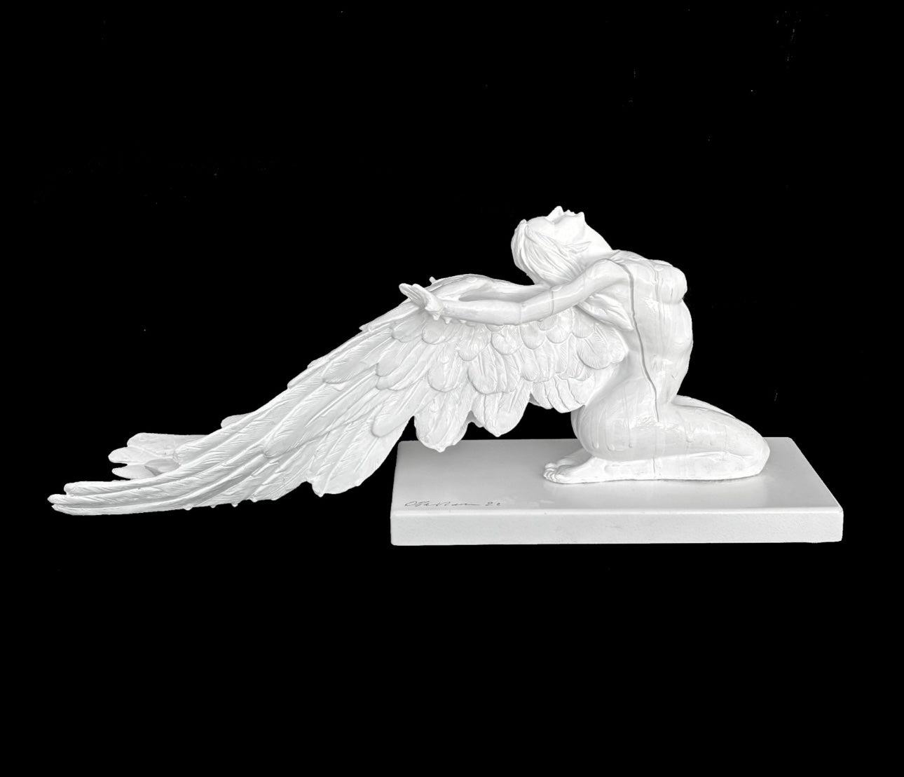 Angelo Bianco – Giuliano Ottaviani, resina | Galleria Temide Savona
