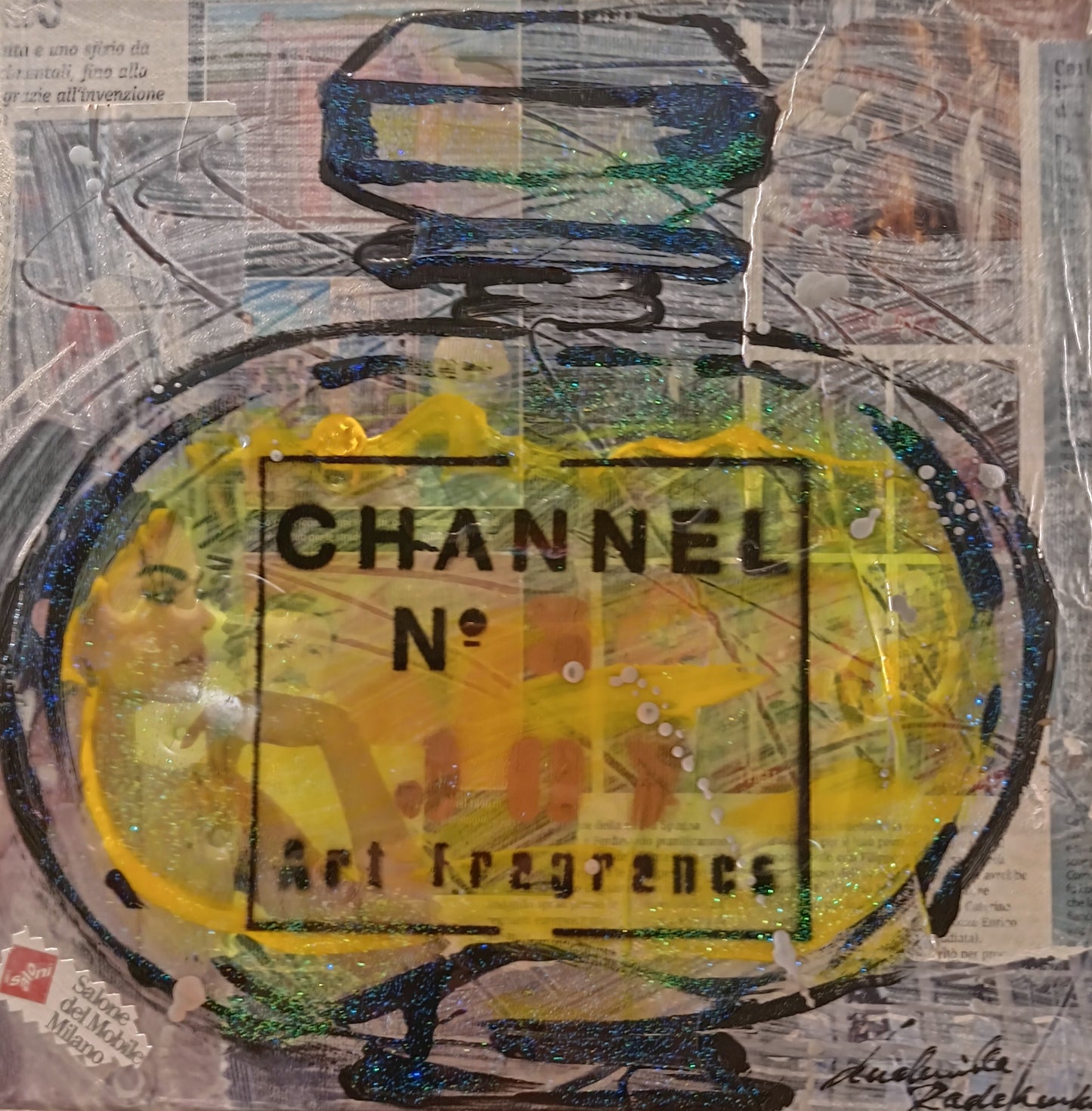 Channel n° joy – Liudmila Radchenko, Pop Art | Galleria Temide Savona