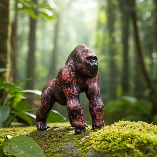 Gorilla – Luca Lova, scultura in resina | Galleria Temide Savona
