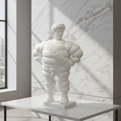 Michelangelo – Francesco De Molfetta, resina | Galleria Temide Savona