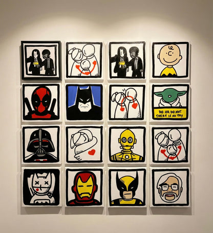 Pop Icon – Melchiogram, olio su tela | Galleria Temide Savona