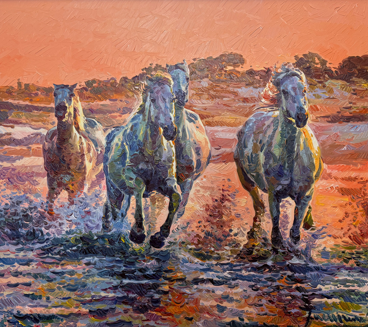 Libertà in un tramonto d'autunno – Athos Faccincani | Galleria Temide Savona