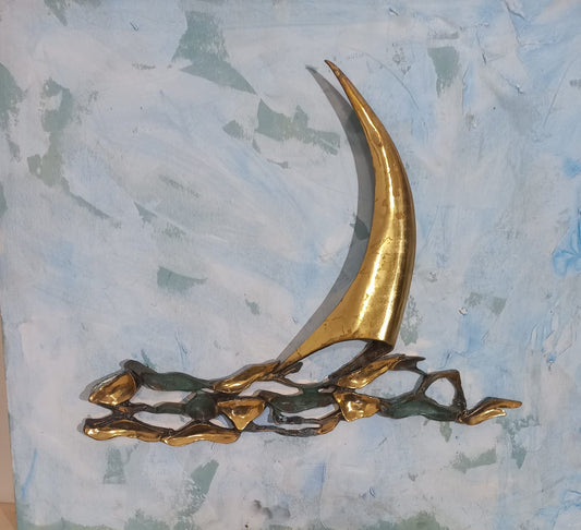 Vela Solitaria – Giuliano Ottaviani, bronzo | Galleria Temide Savona
