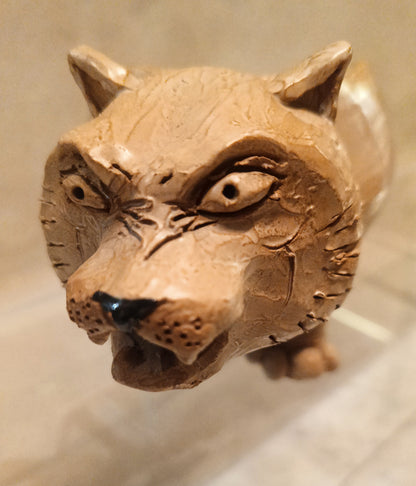 Ciotola Lupo – Antonio Sunseri, terracotta | Galleria Temide Savona