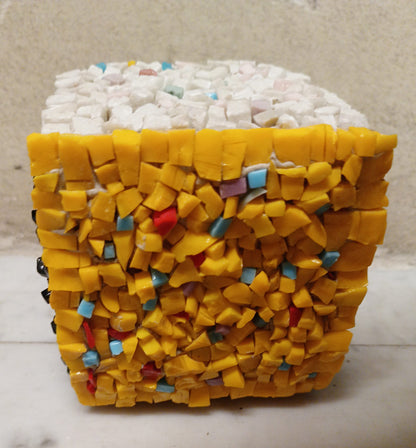 Cubo Macchina del Tempo – Luigi La Ferla, mosaico | Galleria Temide Savona