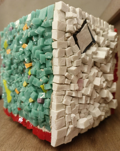 Cubo – Luigi La Ferla, mosaico contemporaneo | Galleria Temide Savona