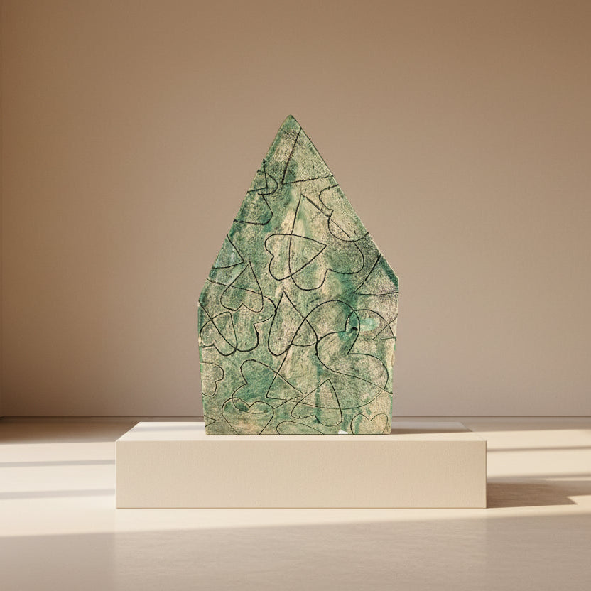 Casa di Cuori – Andrea Viviani, scultura in ceramica | Galleria Temide Savona