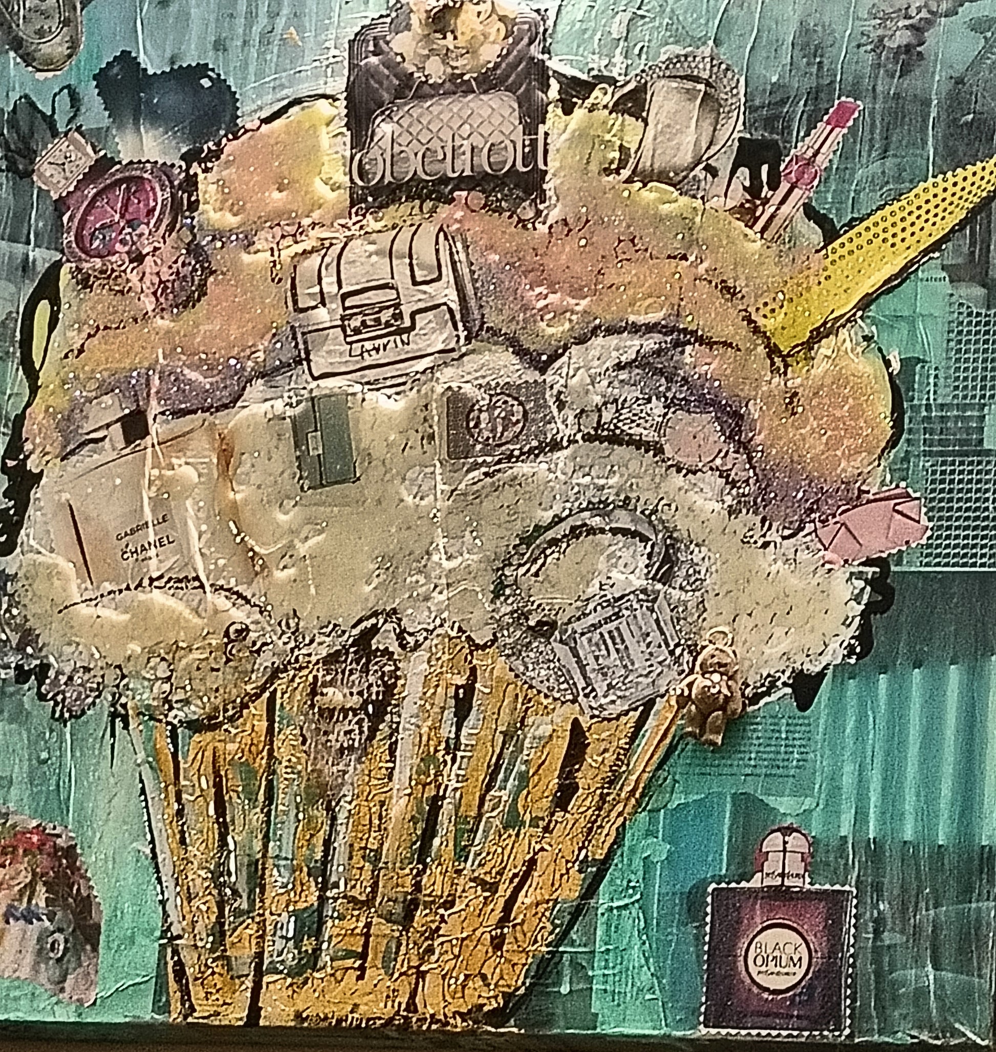 Maxi Tiffany Pop Cake – Liudmila Radchenko, Pop Art | Galleria Temide Savona