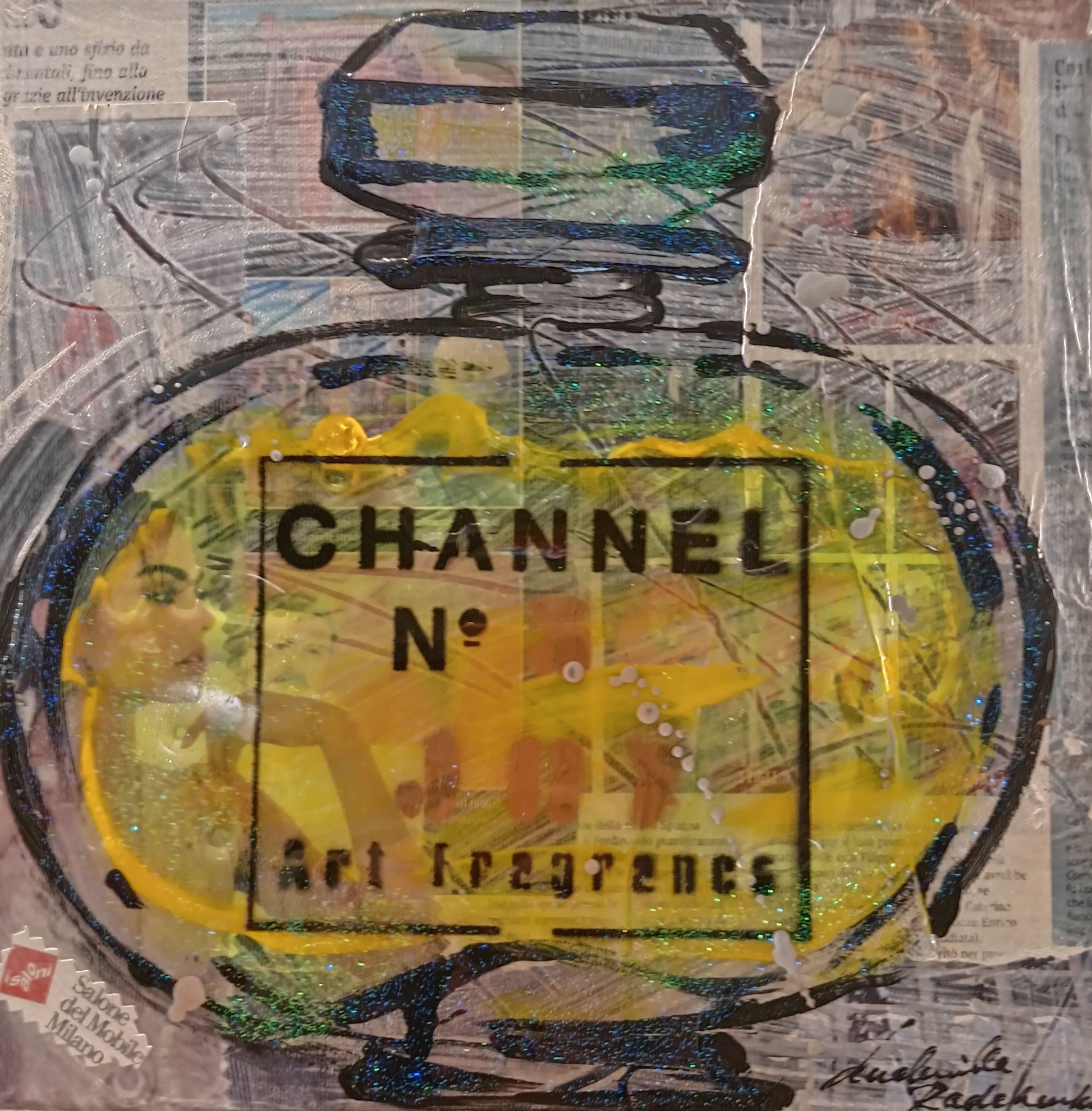 Channel n° joy – Liudmila Radchenko, Pop Art | Galleria Temide Savona