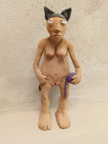 Humans Donna Gatto – Antonio Sunseri, terracotta | Galleria Temide Savona
